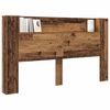 vidaXL Headboard Cabinet Old wood 180 x17 x104.5 cm Engineered wood