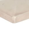 vidaXL Pyramid Fence Post Caps 6 pcs Stainless Steel 81x81 mm