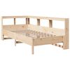 vidaXL Bookcase Bed without Mattress 100x200 cm Solid Wood Pine