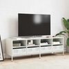 vidaXL TV Cabinet White 135x39x43.5 cm Cold-rolled Steel