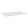 vidaXL Bookshelf Boards 4 pcs High Gloss White 80x50x1.5 cm Engineered Wood