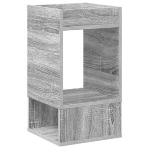 vidaXL End Table Grey Sonoma 30 x 30 x 56 cm Engineered Wood