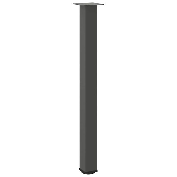 vidaXL Bar Table Legs 4 pcs Anthracite 90-92 cm Steel
