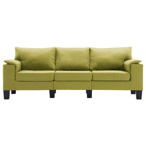 vidaXL Sofa Green Fabric