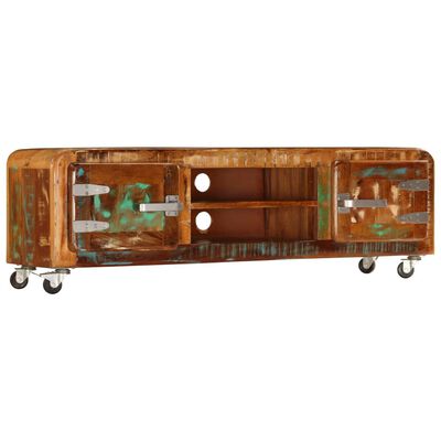 vidaXL TV Cabinet 120x30x36 cm Solid Reclaimed Wood