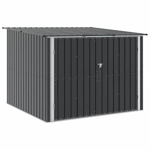vidaXL Bike Shed 3 pcs Anthracite 215 x 206 x 157 cm Metal