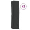 vidaXL Heater Covers 2 pcs Pyramid Shaped 58x58x228cm 420D Oxford Fabric