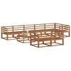 vidaXL Outdoor Sofa Set 9 pcs Natural Solid Acacia Wood
