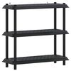 vidaXL Shelving Unit 3-Tier 100 x 40 x 96 cm PP Anthracite