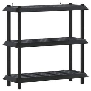 vidaXL Shelving Unit 3-Tier 100 x 40 x 96 cm PP Anthracite