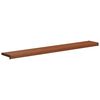 vidaXL Window Sill Brown Wood 120 x 20 x 4.5 cm PVC