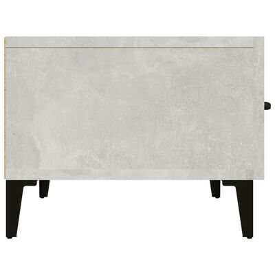 vidaXL TV Cabinet Concrete Grey 150x34,5x30 cm Engineered Wood