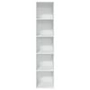 vidaXL Bookcase White 40x30x189 cm Engineered Wood