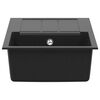 vidaXL Sink Black 780 x 500 mm 80% Quartz and 20% Resin