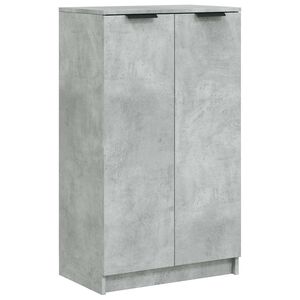 vidaXL Shoe Cabinet Concrete Grey 59x35x100,5 cm Engineered Wood