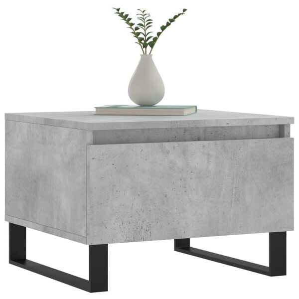vidaXL Coffee Tables 2 pcs Concrete Grey 50x46x35 cm Engineered Wood