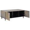 vidaXL Coffee Table Grey 100 x 54 x 40 cm Solid Mango Wood