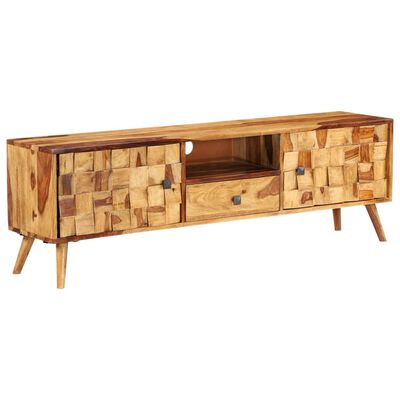vidaXL TV Cabinet Solid Sheesham Wood with Honey Finish 140x30x40 cm