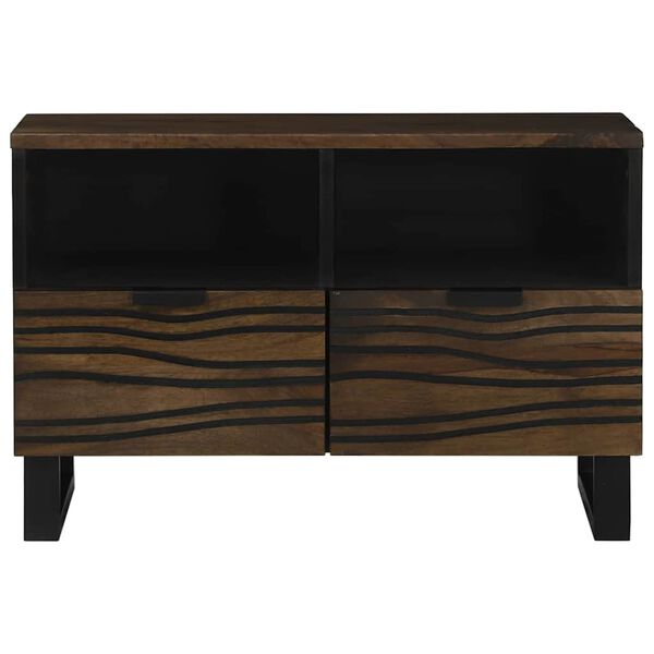 vidaXL TV Units with Drawer Walnut 70 x 33 x 46 cm Engineered wood