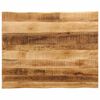 vidaXL Table Top Live Edge 110x80x2,5 cm Solid Wood Rough Mango