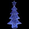 vidaXL Christmas Tree with 160 LEDs Blue 150 cm Acrylic