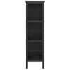 vidaXL Bookshelf Black Oak 82 x 32 x 112 cm Engineered Wood