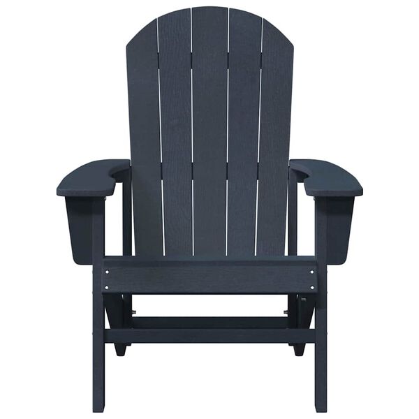 vidaXL Adirondack Chair Navy Blue 82 x 74 x 92 cm HDPE