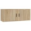 vidaXL 4 Piece TV Cabinet Set Sonoma Oak Engineered Wood