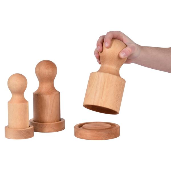 dobar Paper Pot Presses 3 pcs Natural