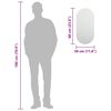 vidaXL Mirror 60x30 cm Glass
