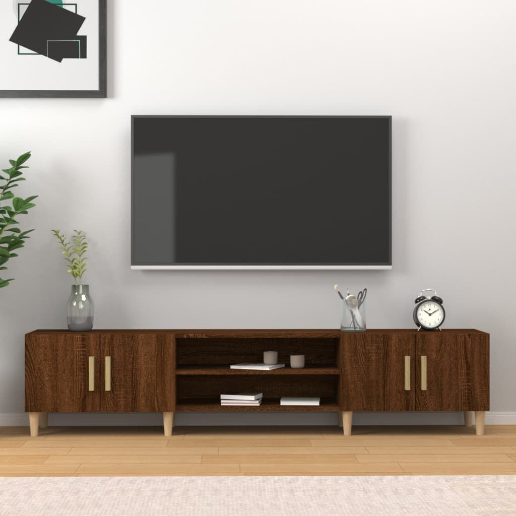 Brown outlet tv cabinet