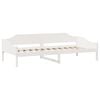 vidaXL Bed Frame without Mattress White 90x190 cm Single Solid Wood Pine