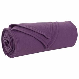 vidaXL Throw Blanket Purple 200 x 150 cm 0.42 kg Fleece