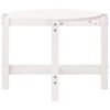 vidaXL Coffee Table White 118x63x45 cm Solid Wood Pine