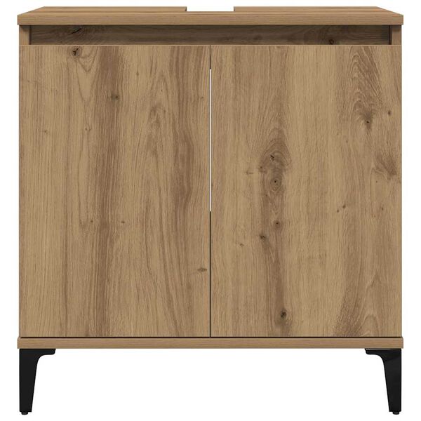 vidaXL Sink Cabinet Artisan Oak 58x33x60 cm Engineered Wood