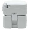 vidaXL Camping Toilet Grey and White 41.5 x 36.5 x 42 cm Polyethylene