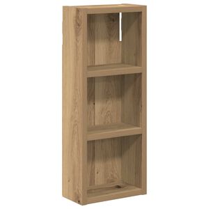 vidaXL Bathroom Wall Cabinet with Shelf Artisian Oak 20 x 10 x 50 cm