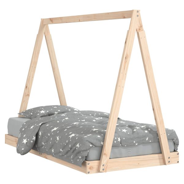 vidaXL Kids Bed Frame 80x160 cm Solid Wood Pine