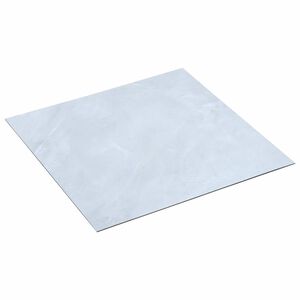 vidaXL Self-adhesive Flooring Planks White Marble 30.5 x 30.5 cm