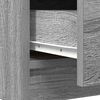 vidaXL Sideboard with Drawers Grey Sonoma 71x35x84 cm Engineered Wood