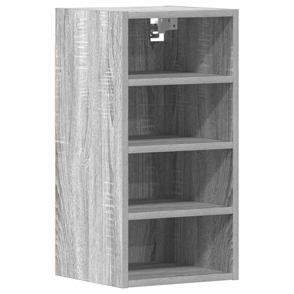 vidaXL Hanging Cabinet Riga Grey Sonoma 30x29.5x60 cm Engineered Wood