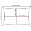 vidaXL Sunshade Sail 160 g/m² Beige 3x4.5 m HDPE
