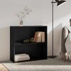vidaXL Bookshelf Black Oak 80 x 30 x 76.5 cm Engineered Wood