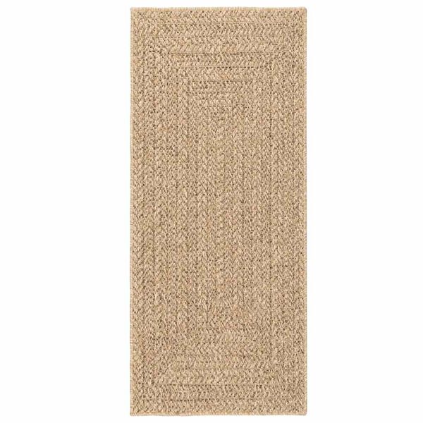vidaXL Rug ZIZUR 80x200 cm Jute Look Indoor and Outdoor