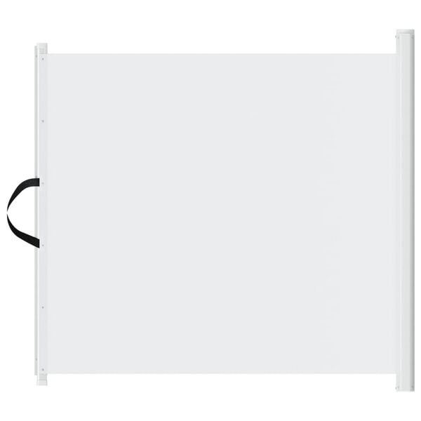 vidaXL Retractable Pet Gate White 82.5x125 cm