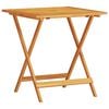 vidaXL Folding Bistro Set Folding 3 pcs Brown Solid Acacia Wood