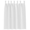 vidaXL Blackout Curtains with Rings 2 pcs Pure White 140 x 140 cm