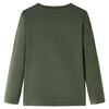 Kids' T-shirt with Long Sleeves Khaki 140