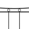 vidaXL Bed Frame without Mattress Black Metal 160x200 cm