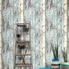 DUTCH WALLCOVERINGS Wallpaper Scrapwood Blue PE10012